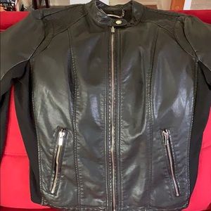 Express Vegan Leather Jacket